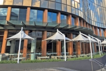 	Commercial Cantilever Umbrella for Outdoor Dining by MakMax Australia	
